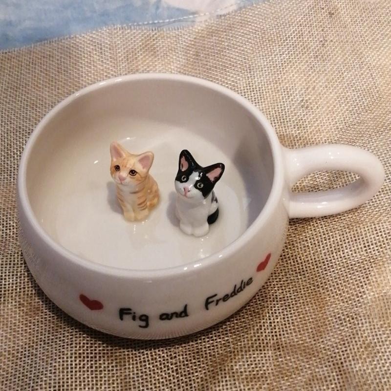 Personalized Pet Figure Mug Birthday Valentines Anniversary Gift for Pet Lovers