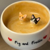 Personalized Pet Portrait Mug Birthday Christmas Gift for Dog/Cat Pet Lovers