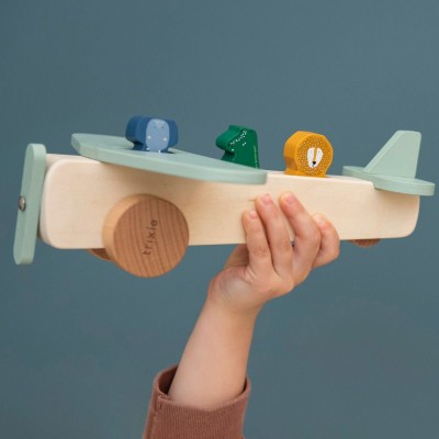 Personalized Wooden Airplane with Name Baby Wooden Toys Newborn Gift Christmas Gift