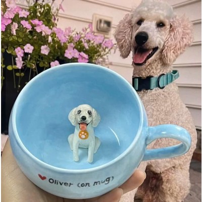 Personalized Pet Figure Mug Birthday Valentines Anniversary Gift for Pet Lovers